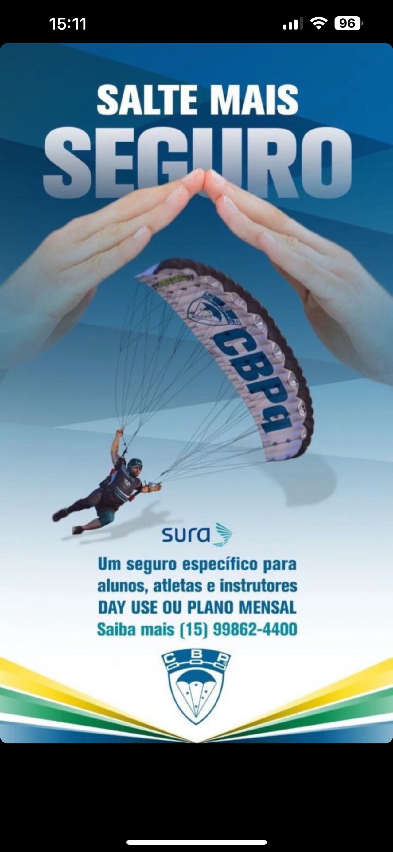 Salte mais seguro: Seguro CBPQ