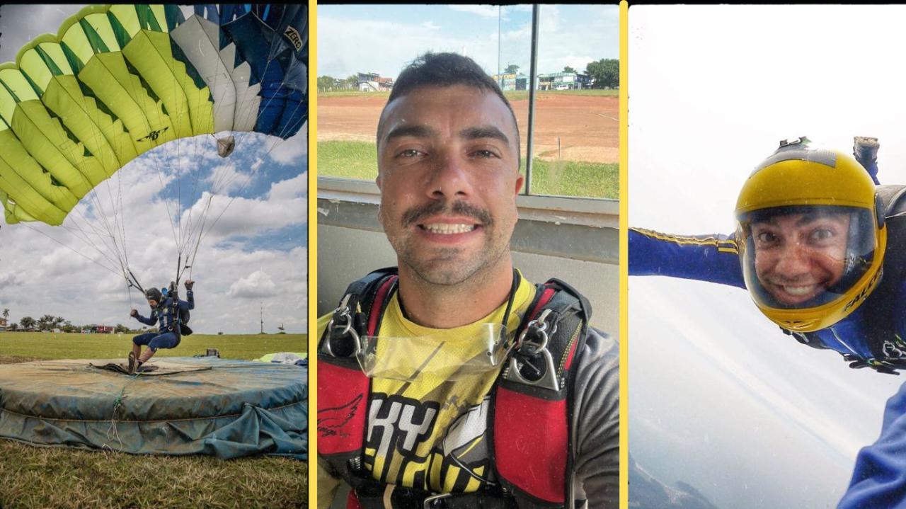 A Paixão de Leandro Duarte no Paraquedismo